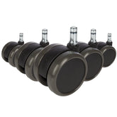 5x ROLO 10mm/65mm Hard floors - Castors