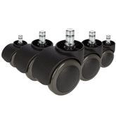 5x ROLO 11mm/50mm Hard floors - Castors
