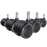 5x ROLO FIX 10mm/50mm Hard floors - Castors