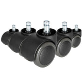5x ROLO FREE 10mm/50mm Hard floors - Castors