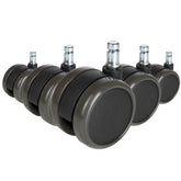 5x ROLO FREE 11mm/65mm Hard floors - Castors
