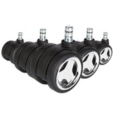 5x ROLO GAME No-Noise 11mm/60mm Hard floors - Castors