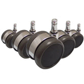 5x ROLO LUX 11mm/65mm Hard floors - Castors