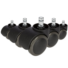 5x ROLO No-Noise 11mm/50mm Hard floors - Castors