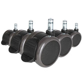 5x ROLO STOP 10mm/65mm Hard floors - Castors
