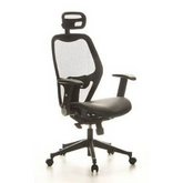 AIR-PORT | Backrest mesh | Seat leather - Professional Office Chair