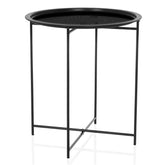 ALLRUND | Metal with perforated pattern - Side table