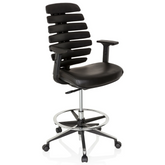 ERGO LINE II WORK Faux Leather - Counter chair