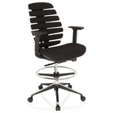 ERGO LINE II WORK Fabric - Counter chair