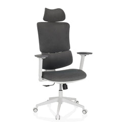 ERGOMY WF | Fabric | Frame: White - Home Office Chair