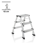 SOLID IV | Foldable ladder - 3 steps - Folding Ladder