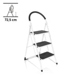 SOLID W2 | Foldable ladder - 3 steps - Folding Ladder