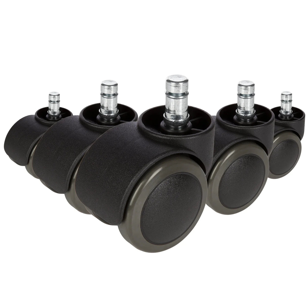 5x ROLO 10mm/50mm Hard floors - Castors