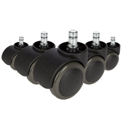 5x ROLO 11mm/50mm Hard floors - Castors