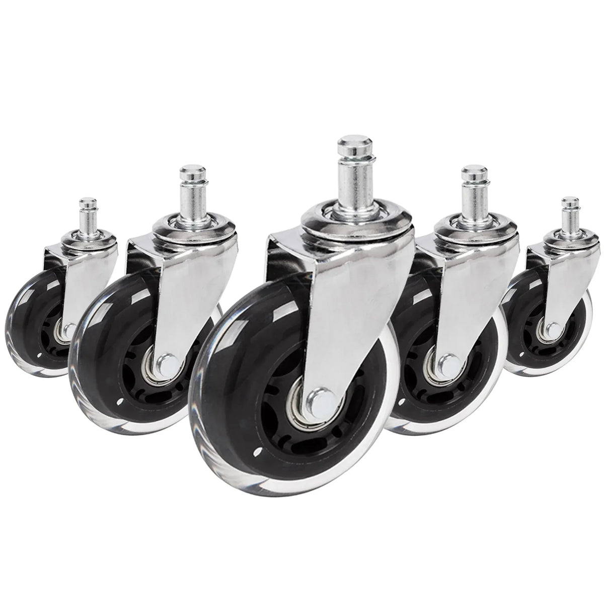 5x ROLO SKATE CT 11mm/75mm Hard floors - Castors
