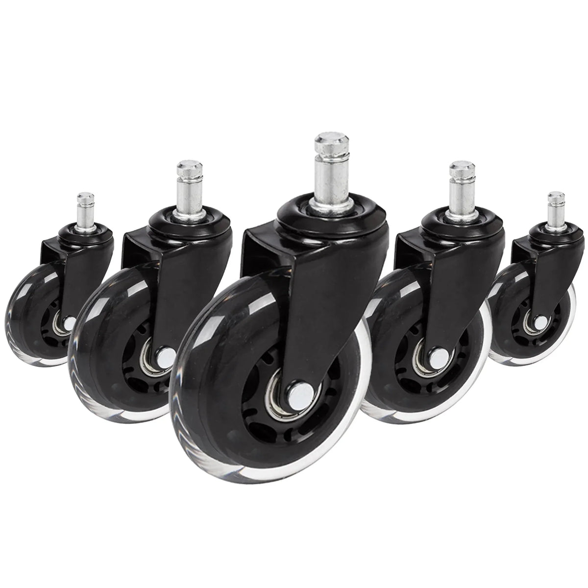 5x ROLO SKATE ST 11mm/75mm Hard floors - Castors