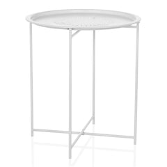ALLRUND | Metal with perforated pattern - Side table