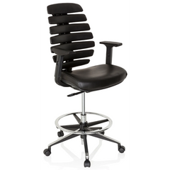 ERGO LINE II WORK Faux Leather - Counter chair