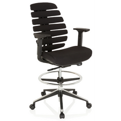 ERGO LINE II WORK Fabric - Counter chair