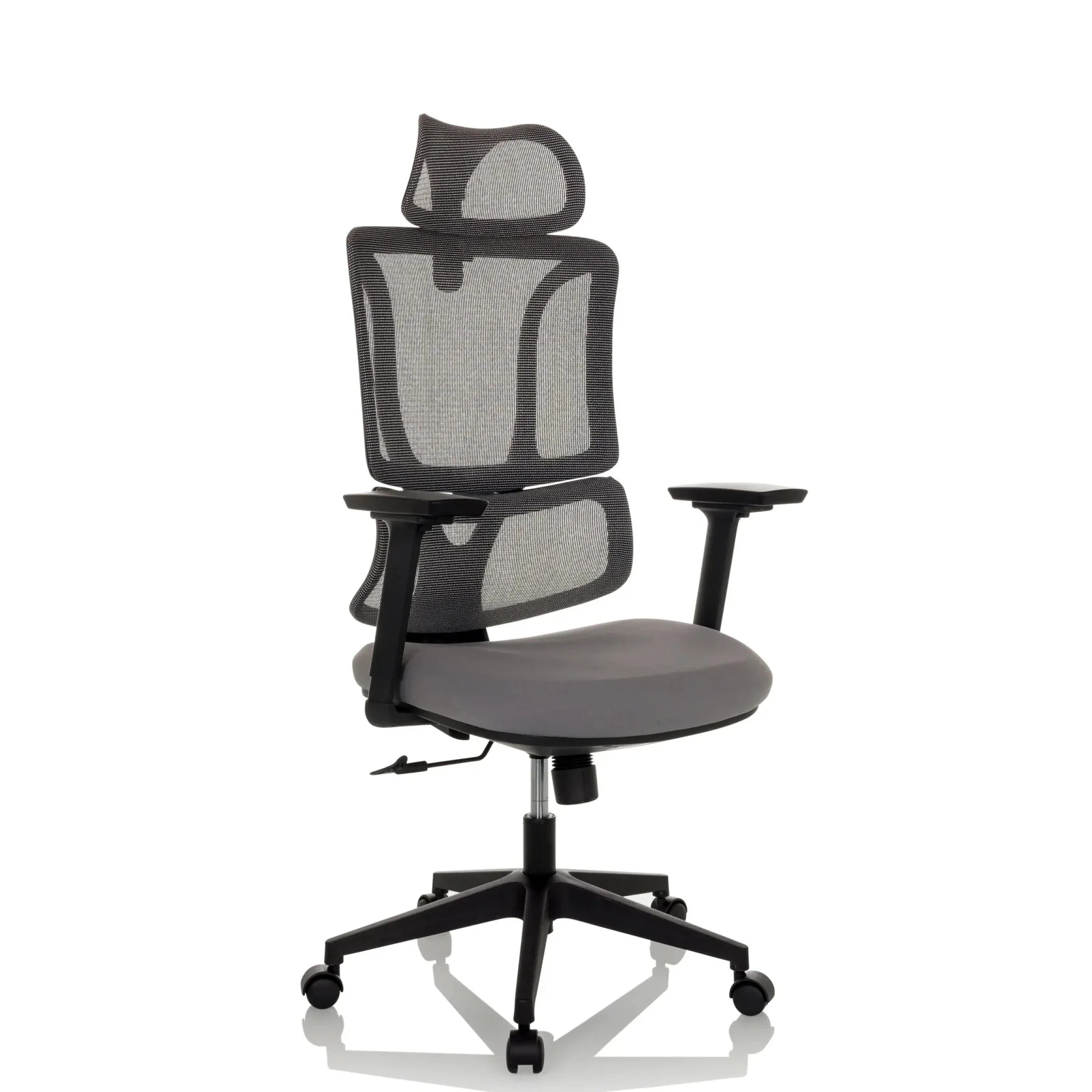 ERGOMY | Fabric / Mesh | Frame: White - Home Office Chair