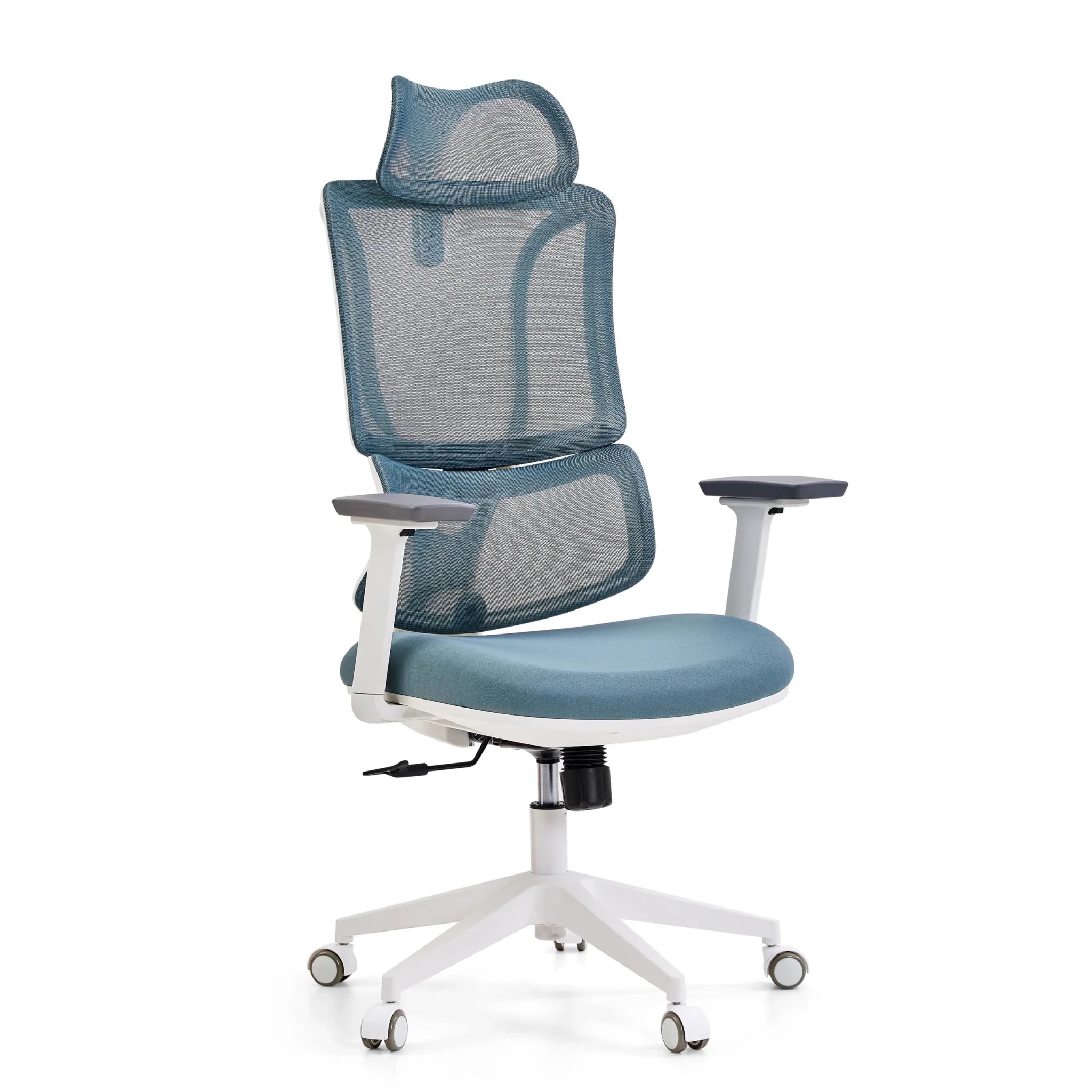 ERGOMY W | Fabric / Mesh | Frame: White - Professional Office Chair