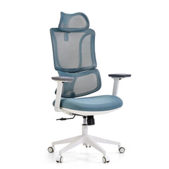 ERGOMY W | Fabric / Mesh | Frame: White - Professional Office Chair