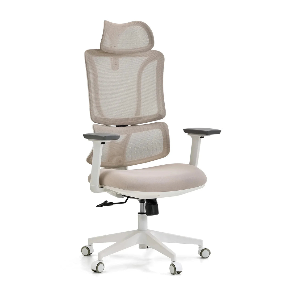 ERGOMY W | Fabric / Mesh | Frame: White - Professional Office Chair