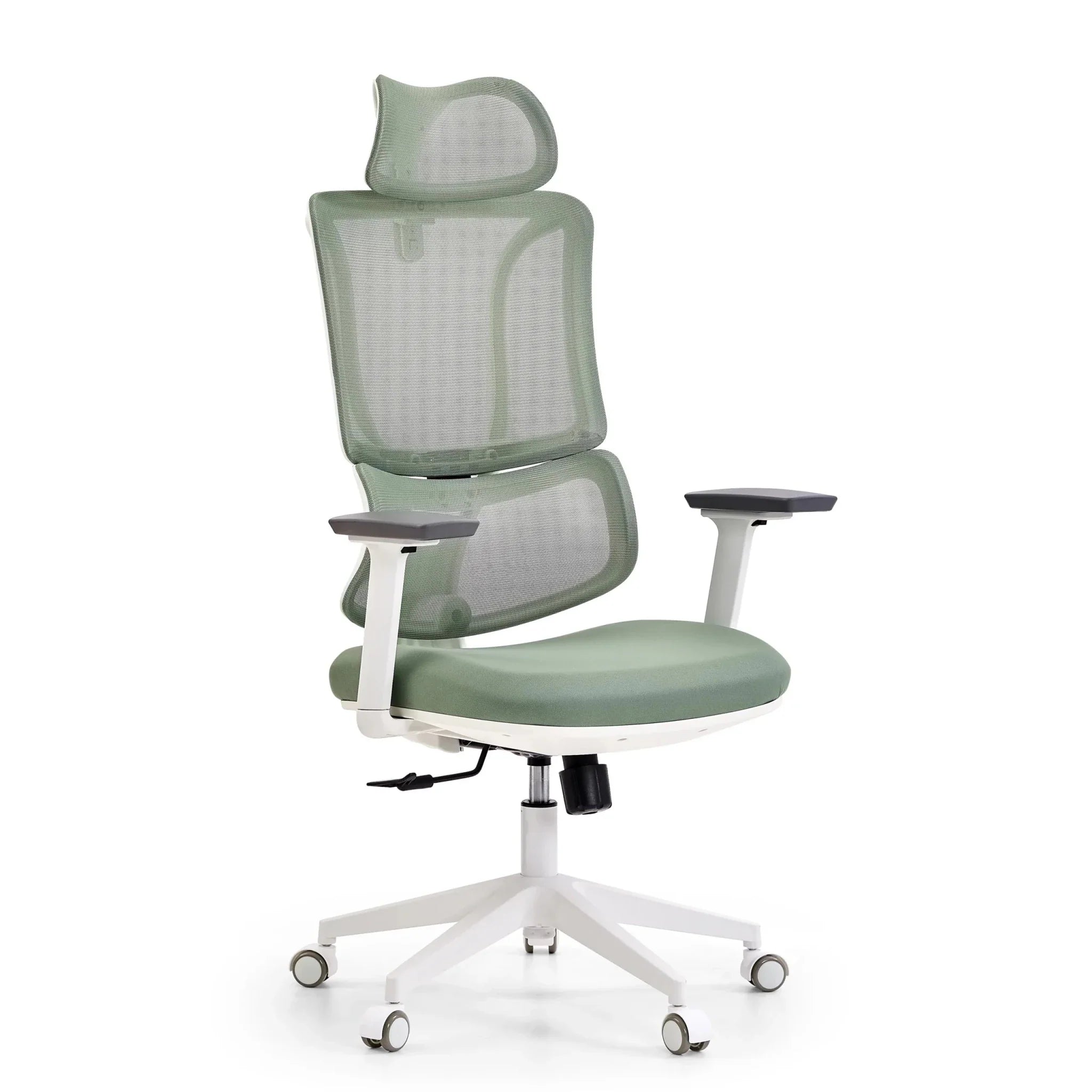 ERGOMY W | Fabric / Mesh | Frame: White - Professional Office Chair
