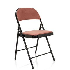 TUDELA I | Velvet fabric - Folding chair
