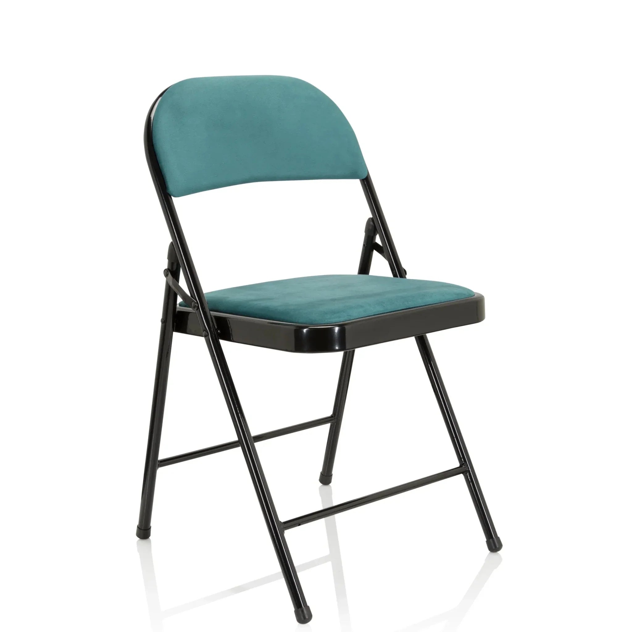 TUDELA I | Velvet fabric - Folding chair
